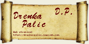 Drenka Palić vizit kartica